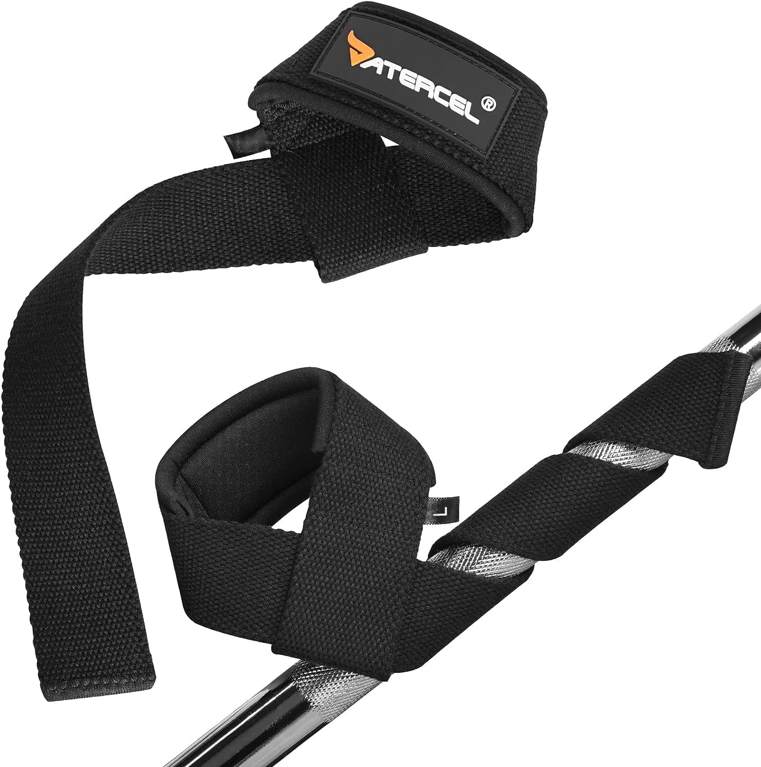 Lifting Straps, Wrist Straps for Weightlifting, Cotton, Black, Weight Lifting Straps